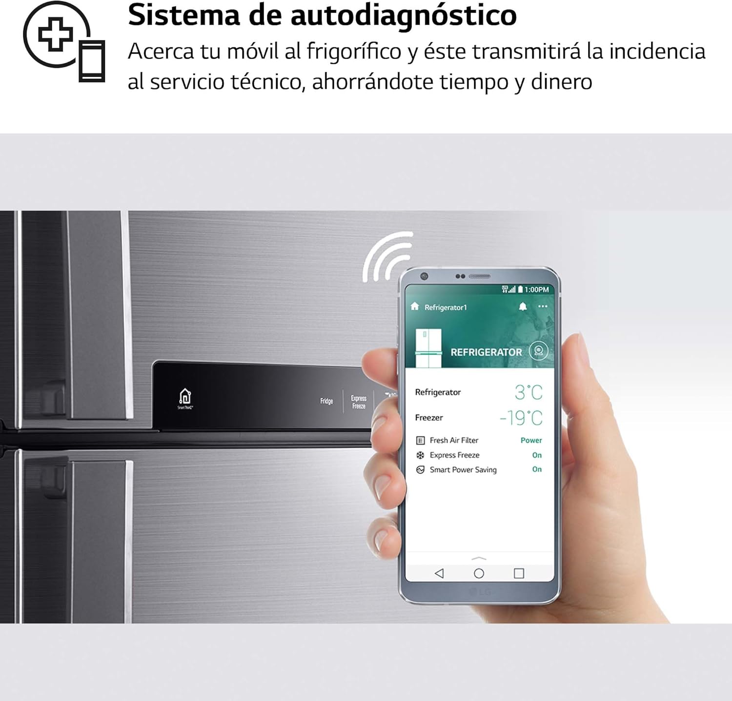 GBP61DSXGC - Frigorífico Combi No Frost, Congelador, Compresor Smart Inverter, Color Inox Antihuellas, 186 cm, 341 l