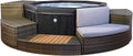 NETSPA SP-OCT165/MOB2 NetSpa Octopus - Semi Rígido + Muebles - 4 a 6 plazas
