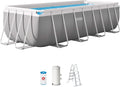 INTEX 55243 - Piscina Desmontable Rectangular con depuradora Prism Frame