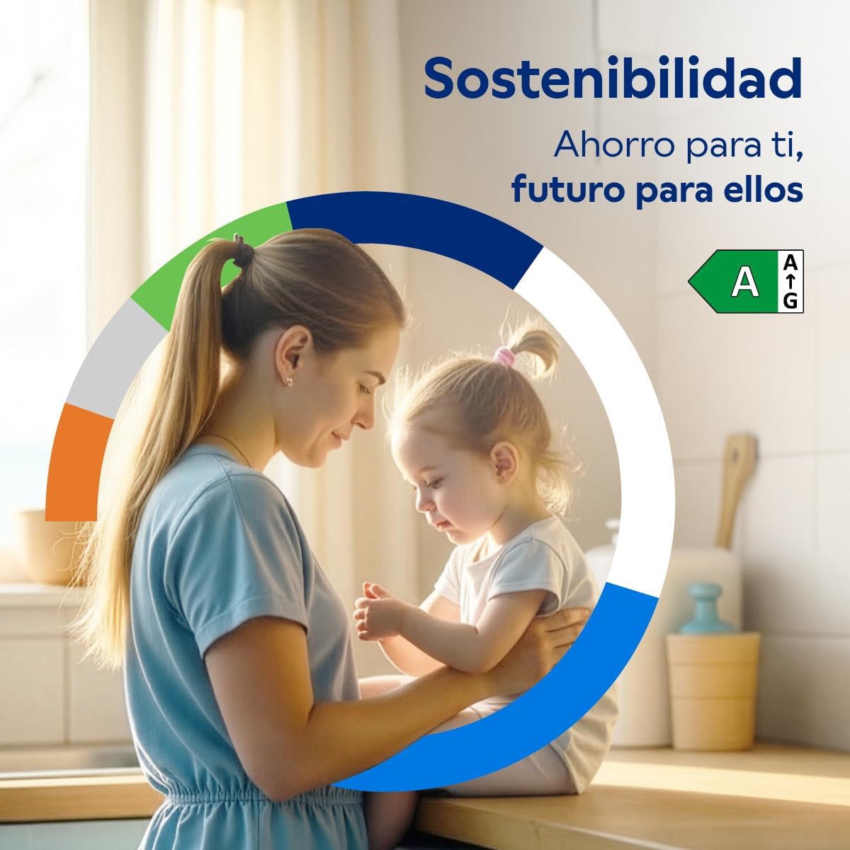 Balay - Lavadora, libre instalación, 9 kg, Programa Super rápido y Rápido/mix, Blanco, 3TS993BP, entrada estándar