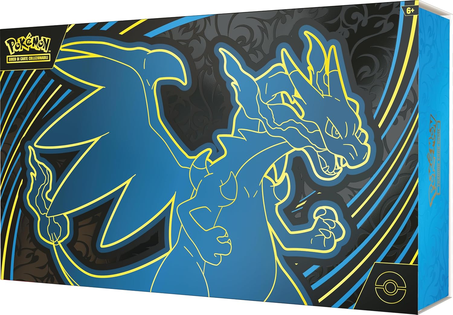 Pokémon: Colección Ultra Premium Mega Charizard X-ex del JCC Pokémon (Dos Cartas promocionales holográficas, 18 Sobres de expansión y Accesorios Premium)